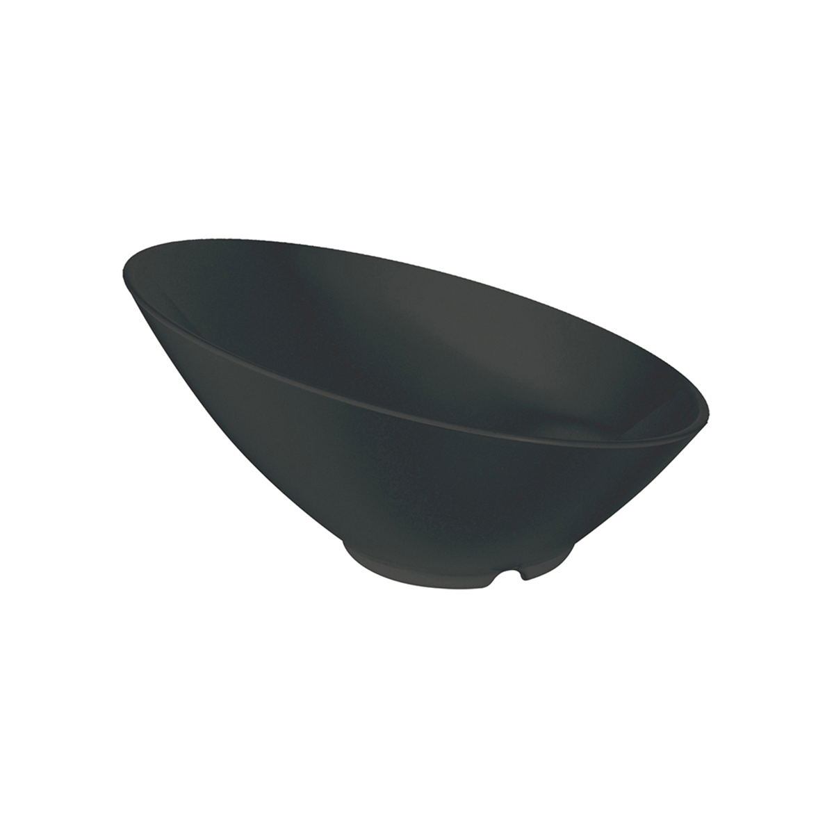 Thunder Group CR806BK 24 Oz Black Melamine Bowl 9.3" Diameter x 4.9" High 