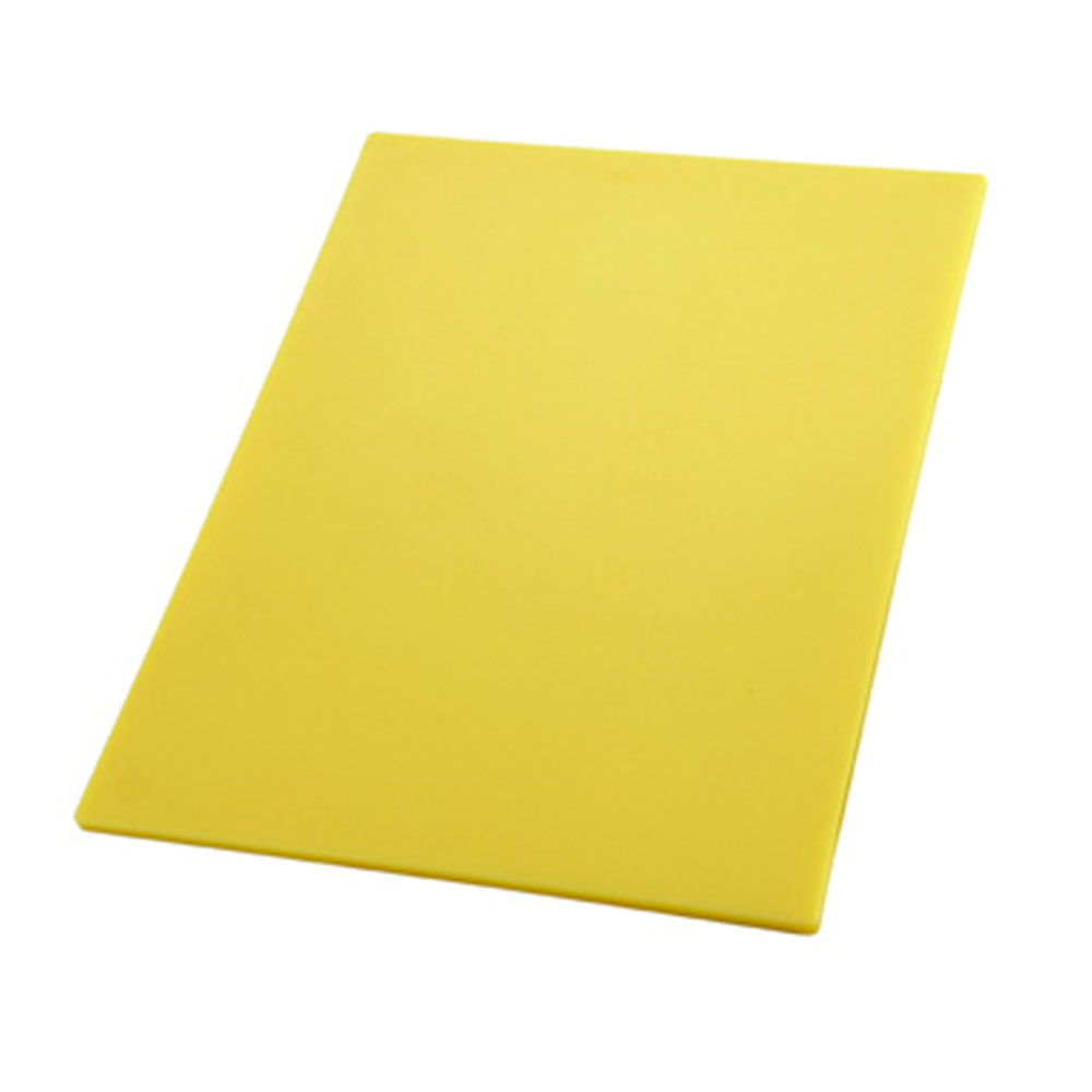 Winco Cutting Board 12" x 18" x 1/2" Thick - Yellow