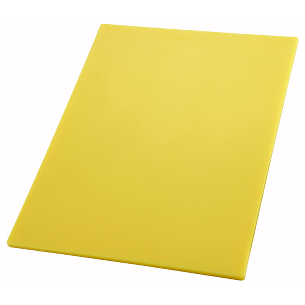 Winco Cutting Board 15" x 20" x 1/2" Thick, Yellow