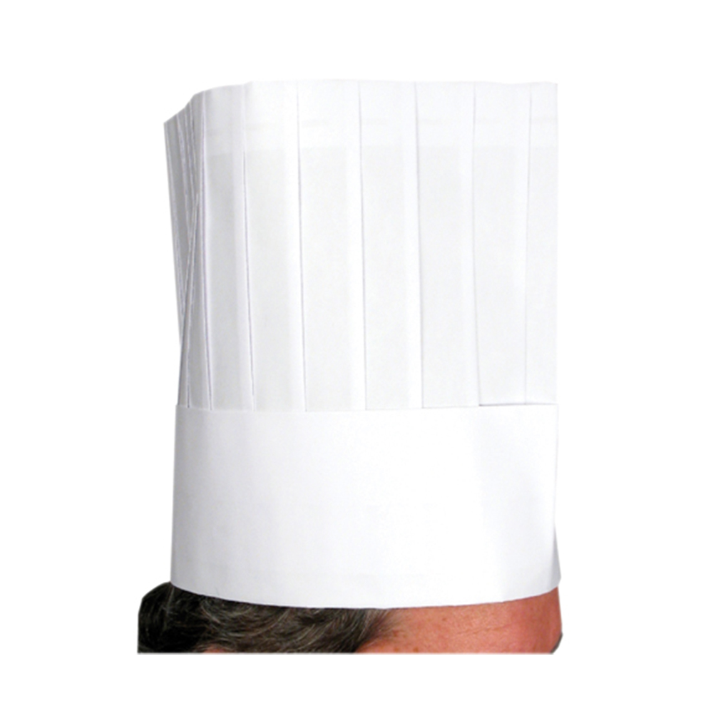 Winco Disposable Chef Hats, 9" - Pack of 10