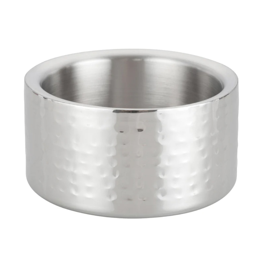 Winco Double Walled Hammered Wine Coaster