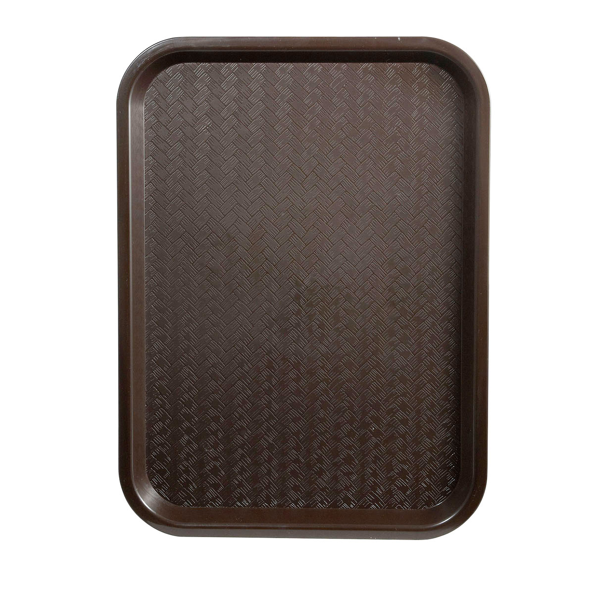 Winco FFT-1014B Fast Food Tray 10" x 14", Plastic, BPA Free - Brown