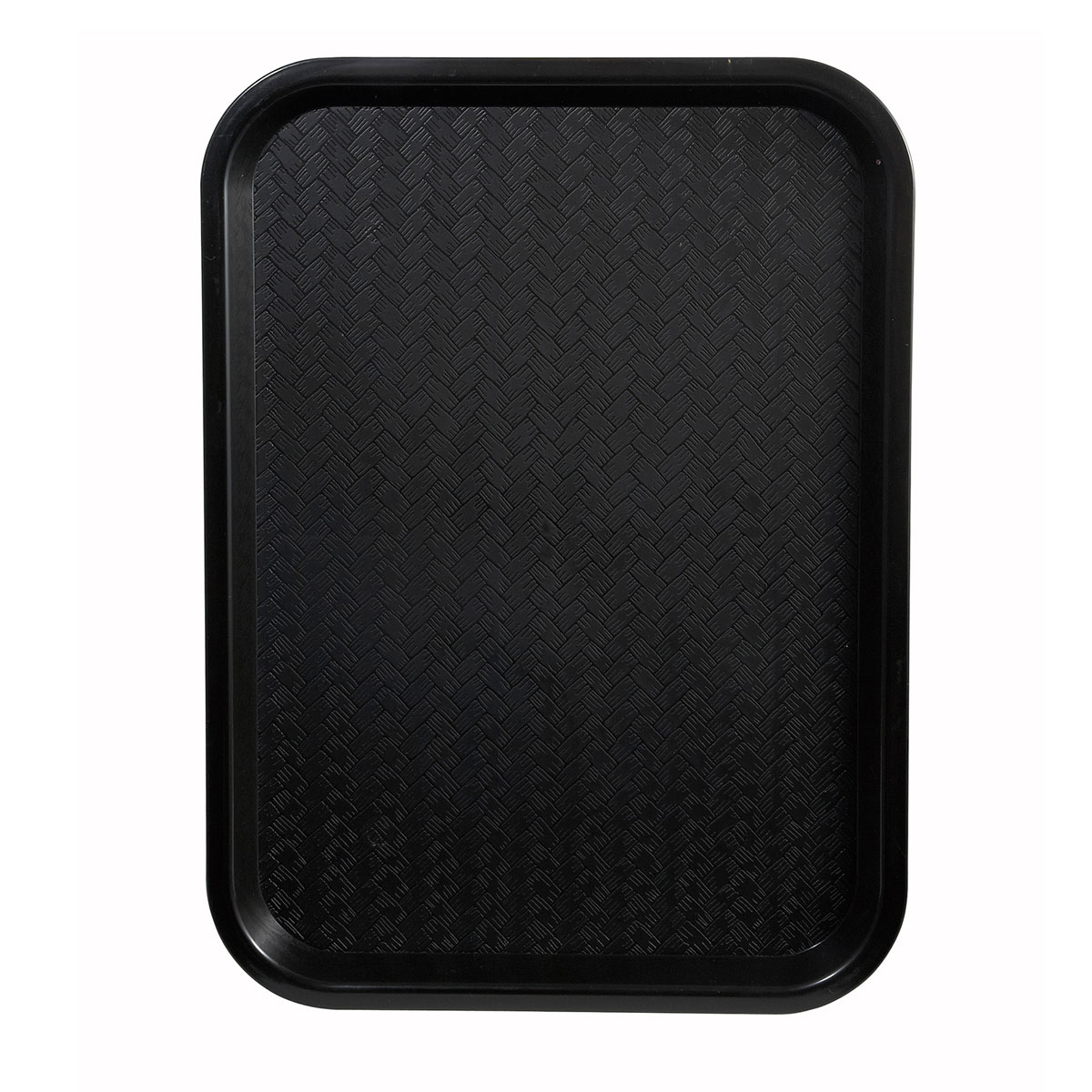Winco FFT-1216K Plastic Fast Food Tray 12" x 16" - Black