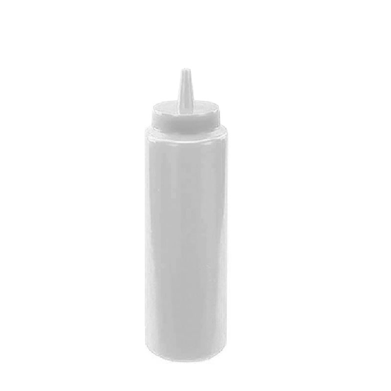 Winco Food Service Plastic Squeeze Bottle, Clear 8 Oz Squeeze Bottles
