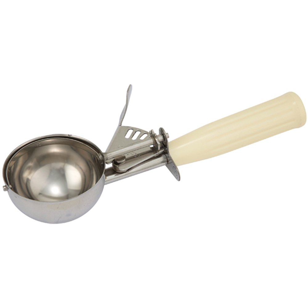 Winco Ice Cream Disher, Plastic Handle #10