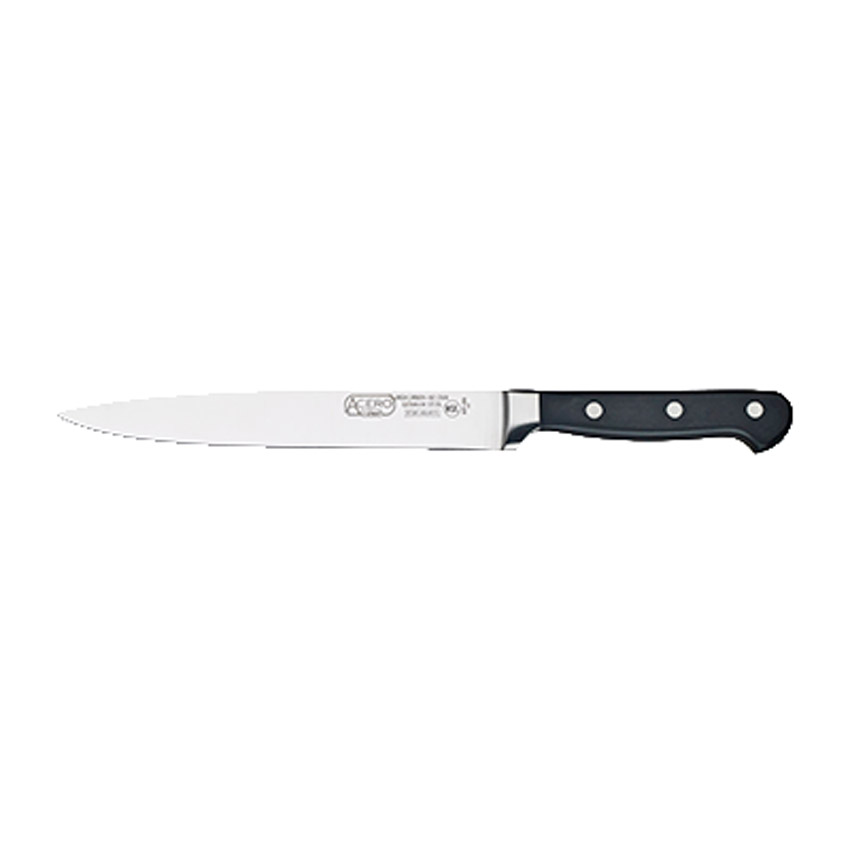 Winco KFP-81 Acero Slicer 8" Full Tang, Forged, POM Handle