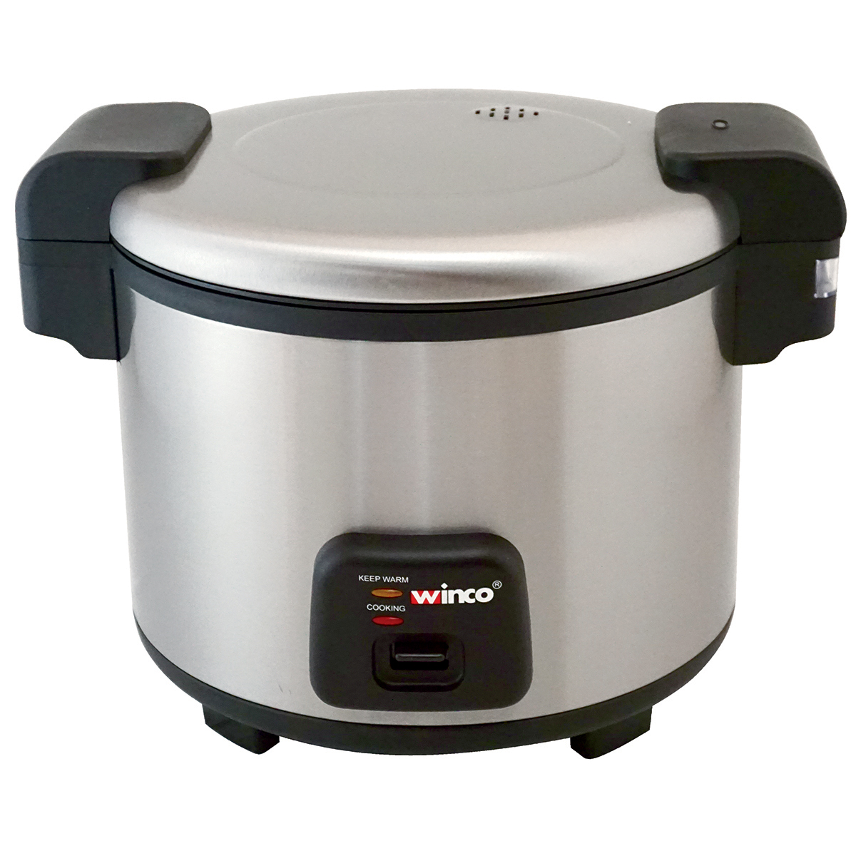 Winco RCS300 30 Cup Electric Rice Cooker w/ Hinged Cover & Stainless