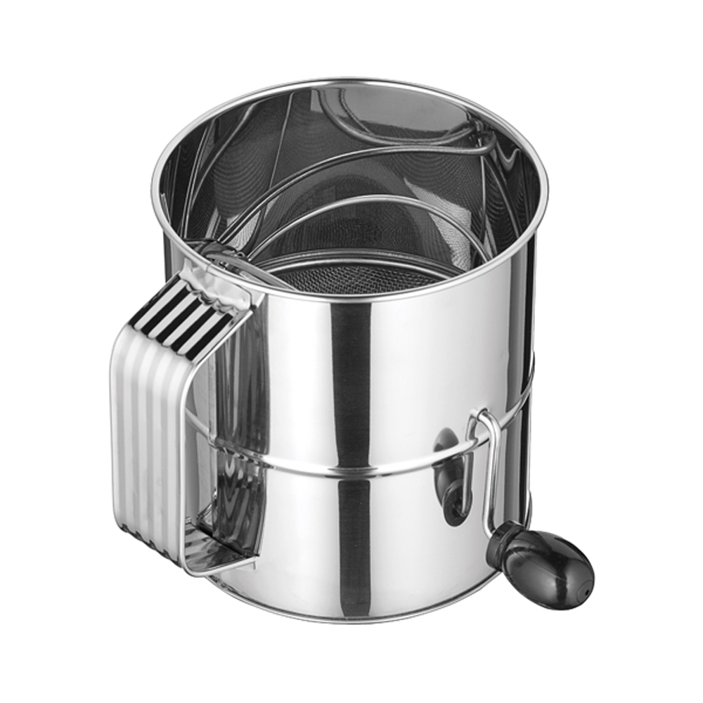 Winco Rotary Flour Sifter, 8 Cups