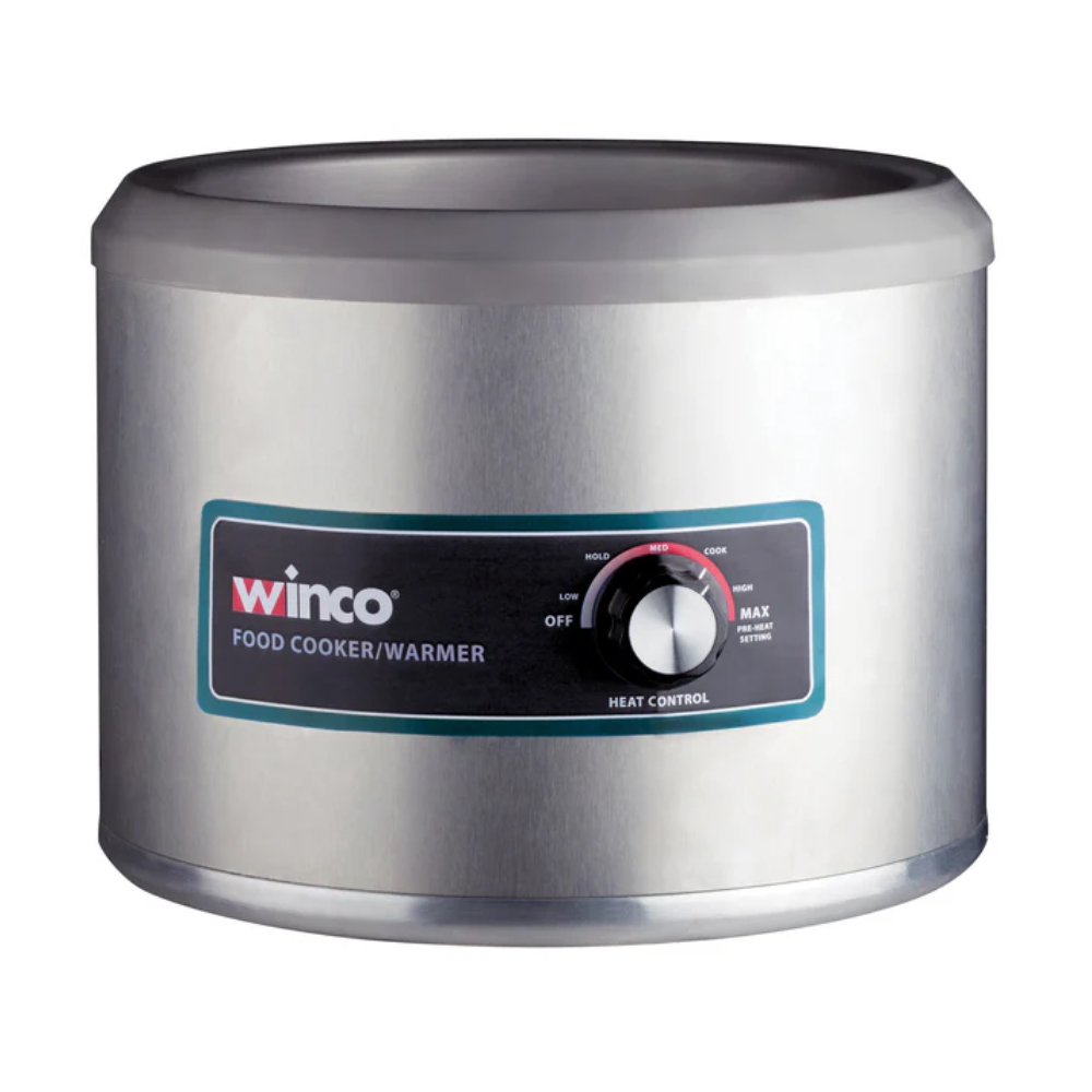 Winco Round Electric Food Cooker / Warmer, 11 Quart, Open Box