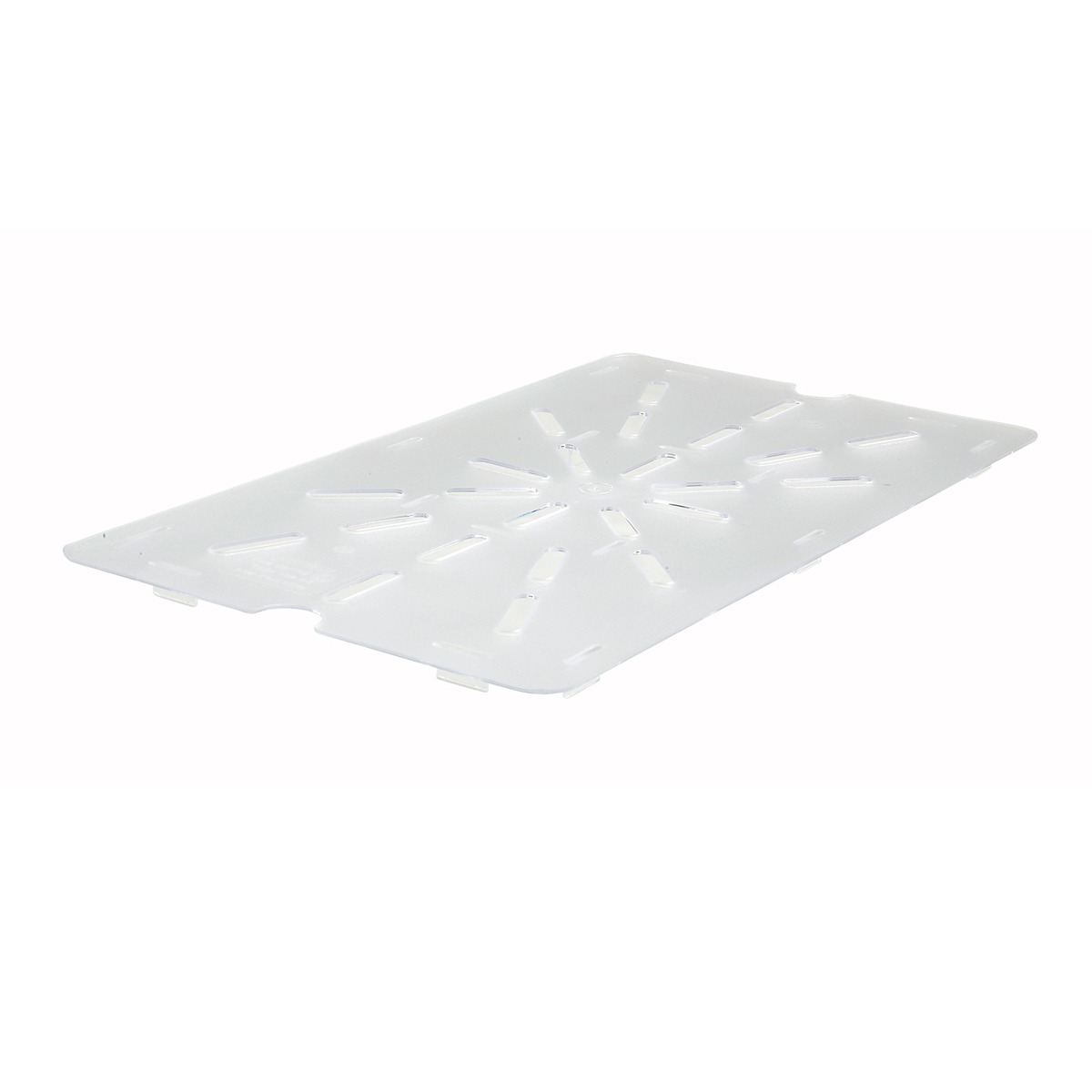 Winco SP71DS Poly Ware Polycarbonate Full Size Food Pan Drain Tray 18-5/16" x 10-1/4"