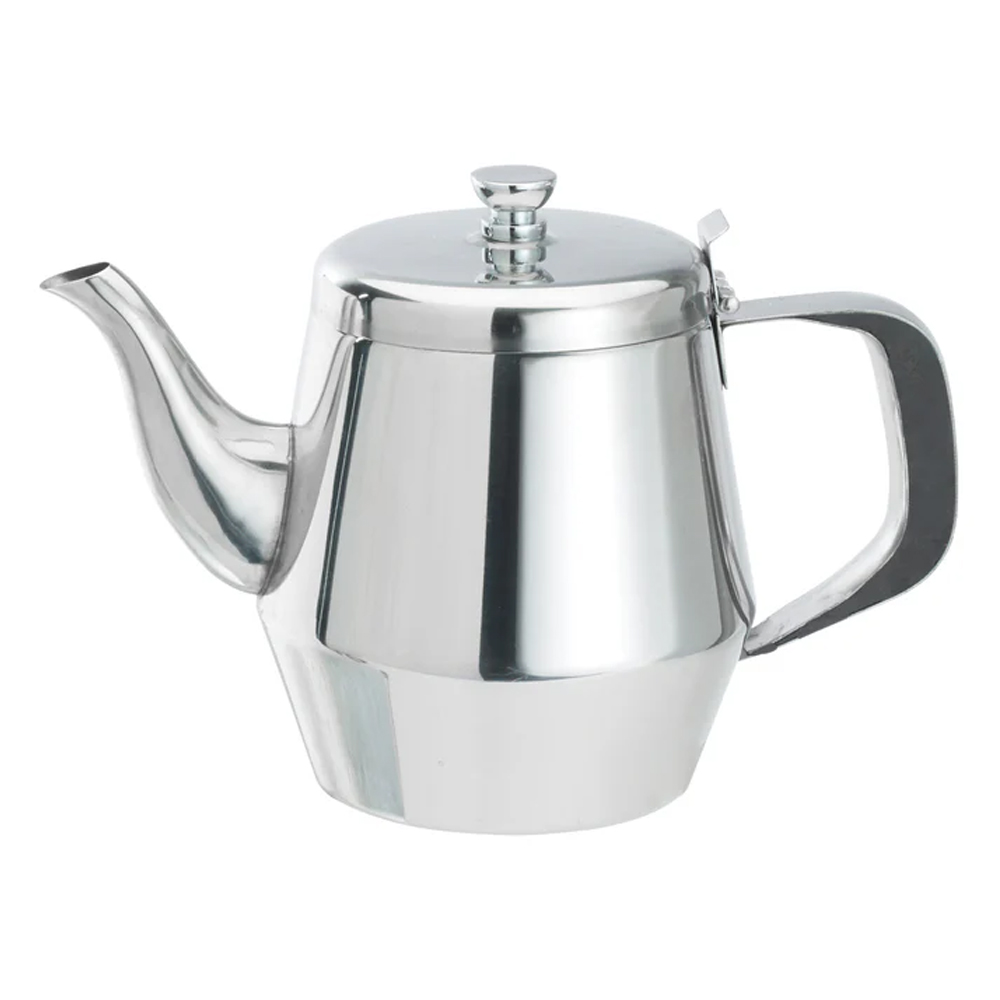 Winco Stainless Steel Gooseneck Teapot, 28 oz.