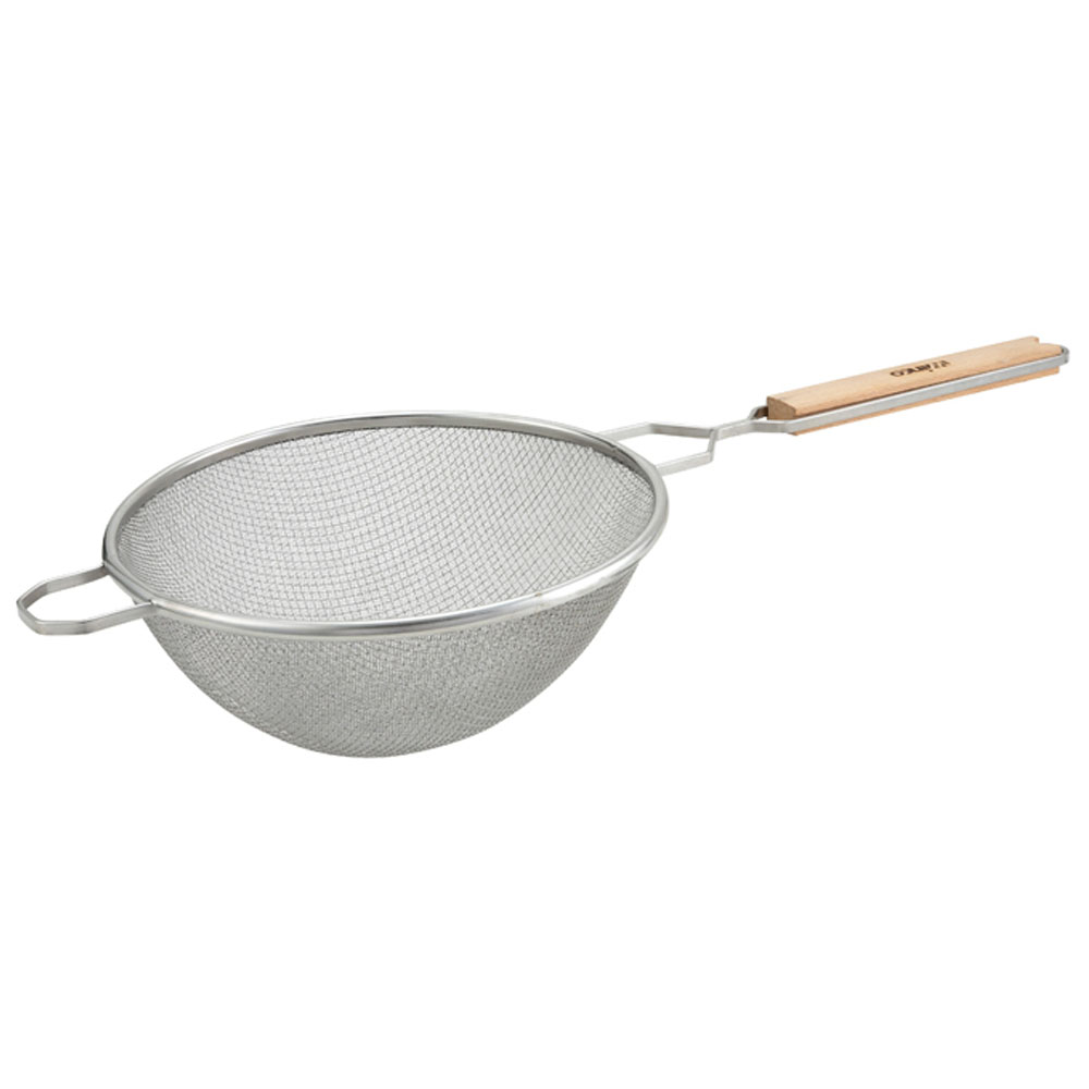 Winco Stainless Steel Strainer 10" Diameter - Double Mesh