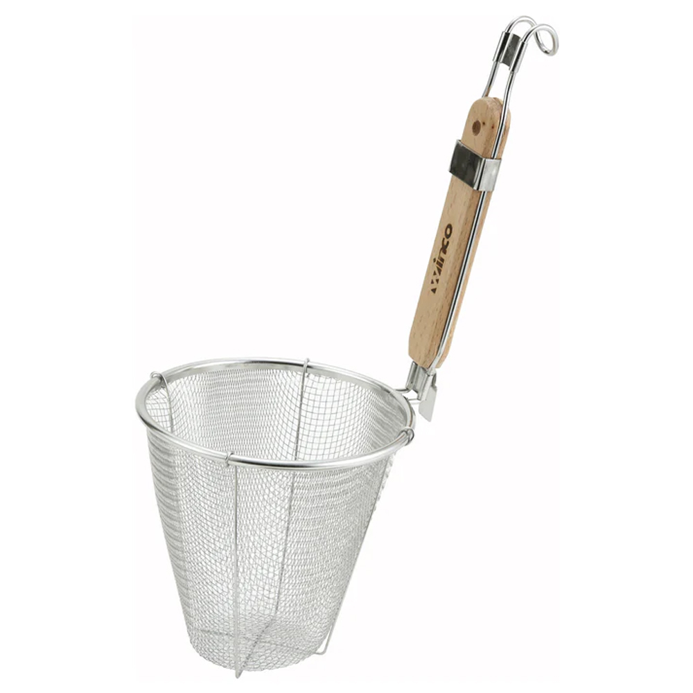 Winco Strainer Stainless Steel Single Mesh, 5-1/2'' Diameter