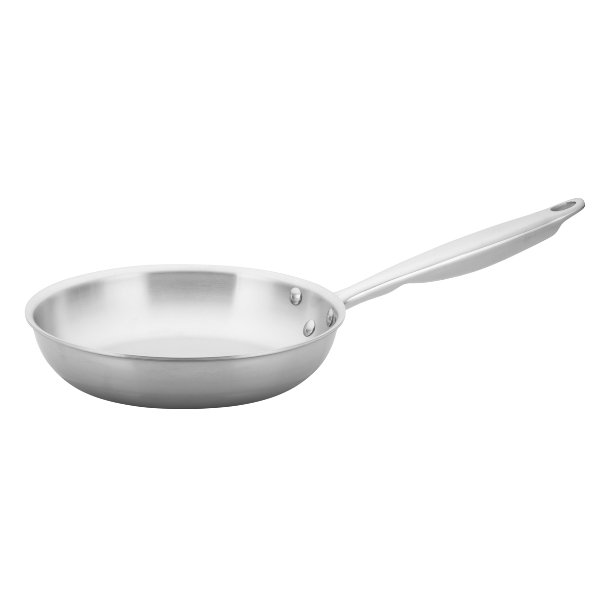 Winco TGFP-8 Tri-Ply Fry Pan, Natural - 8"