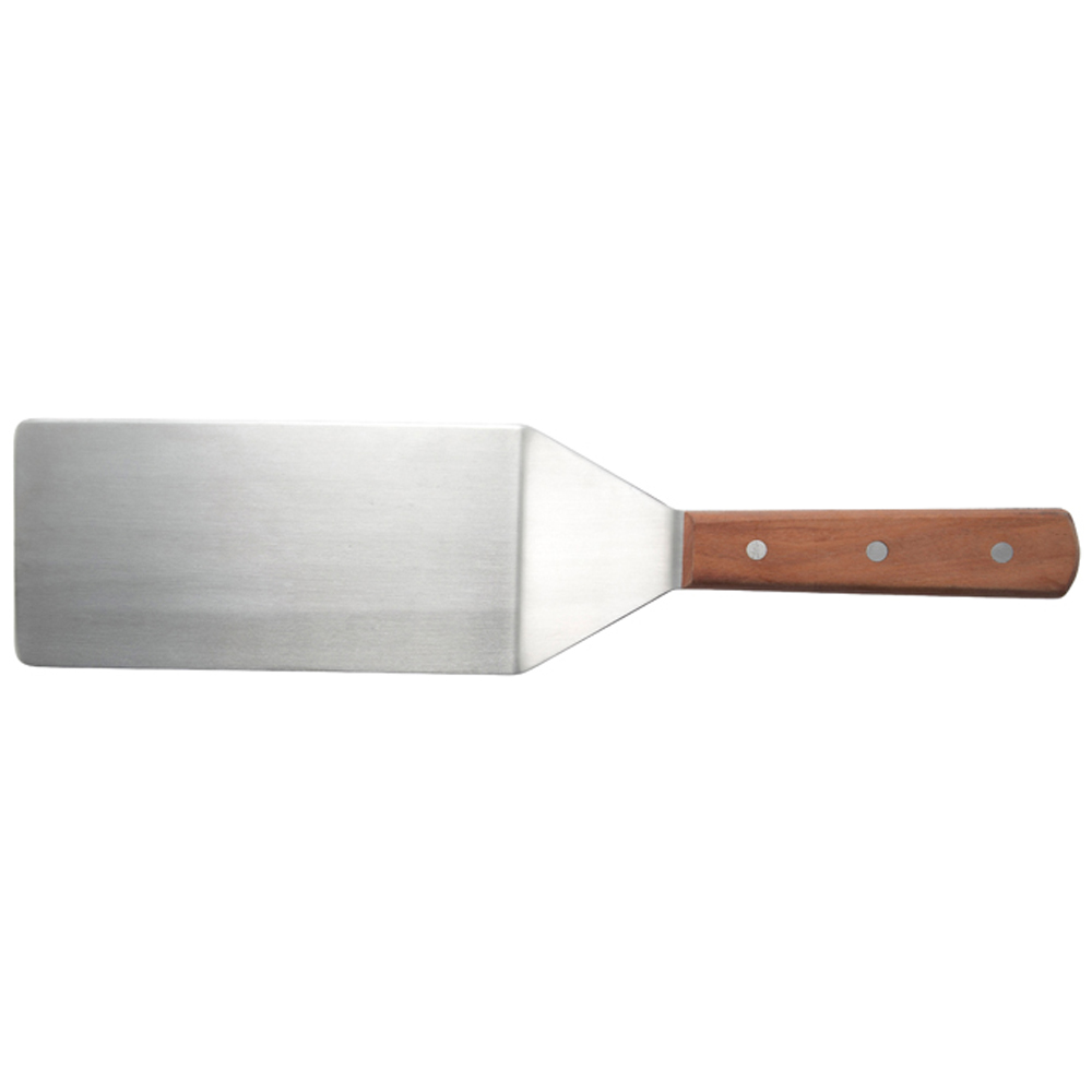 Winco Turner, 4" x 8" Blade with Wooden Handle - TN48