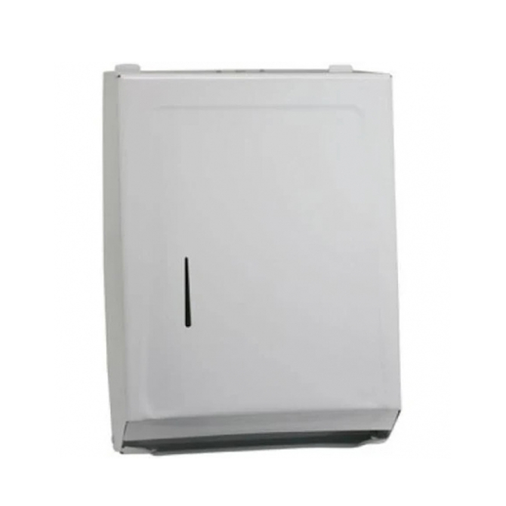 Winco Wall Mounted White Paper Towel Dispenser