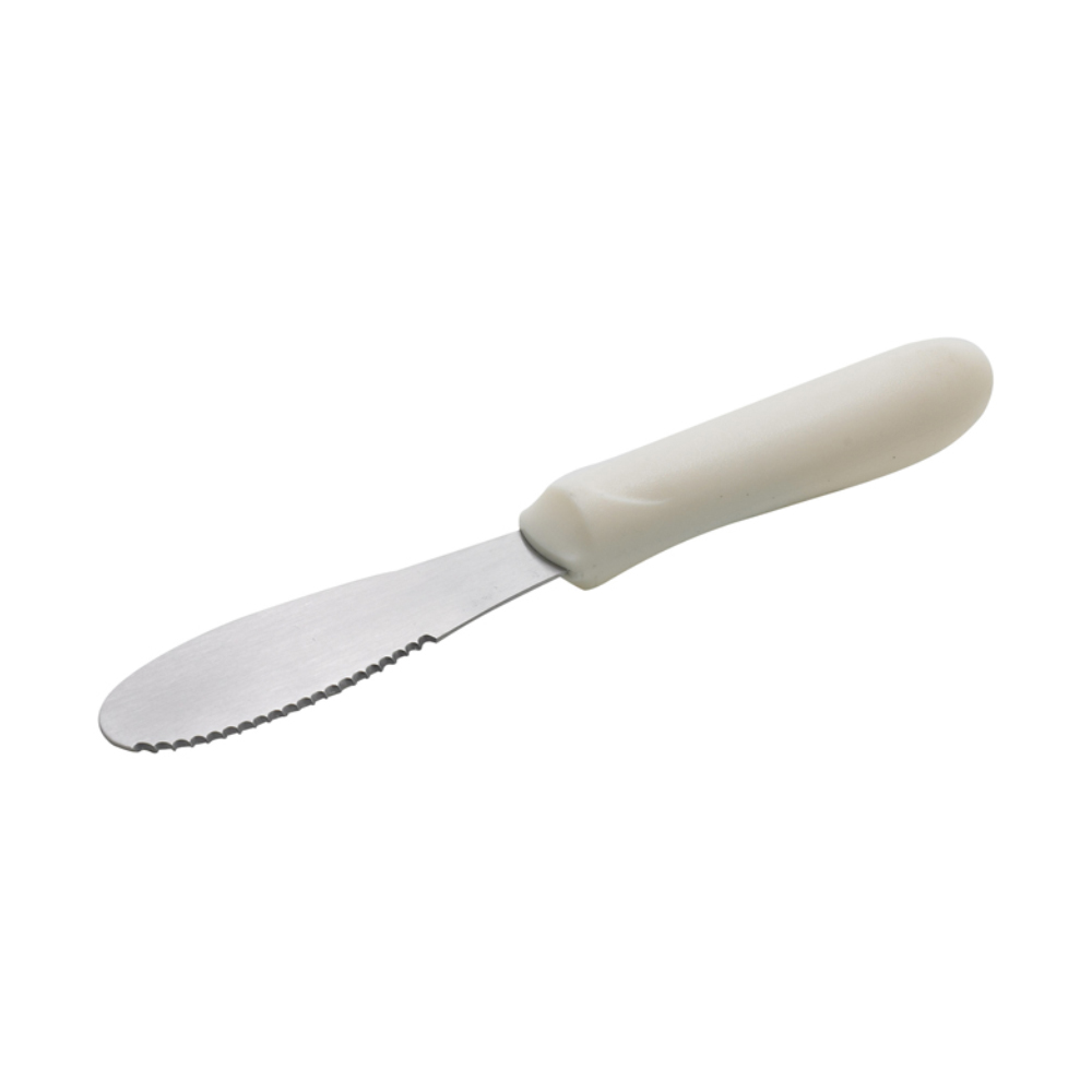 Winco White Sandwich Spreader, 3-5/8" x 1-1/4"