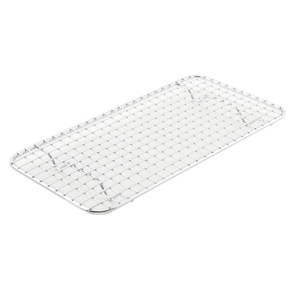 Winco Wire Pan Grate, Chrome Plated, 5" x 10" (for 1/3 Steam Pans)