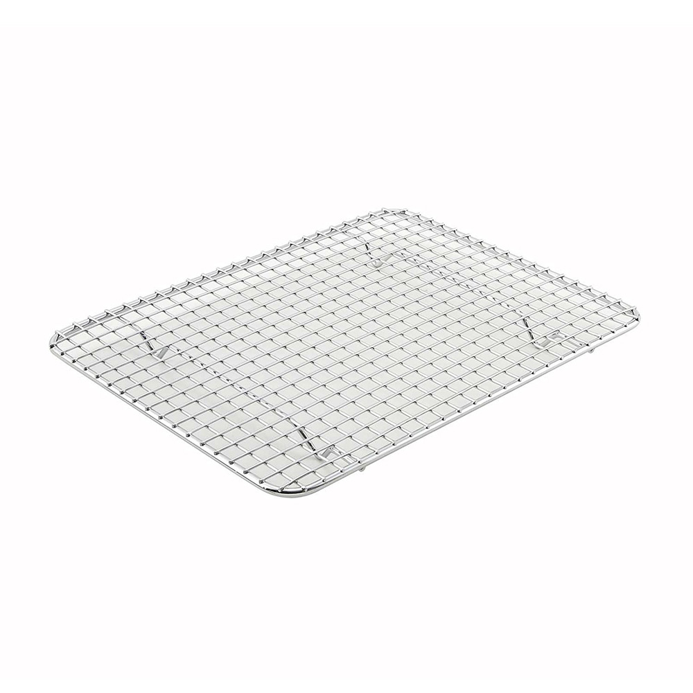 Winco Wire Pan Grate, Chrome Plated, 8" x 10" (for 1/2 Steam Pans)