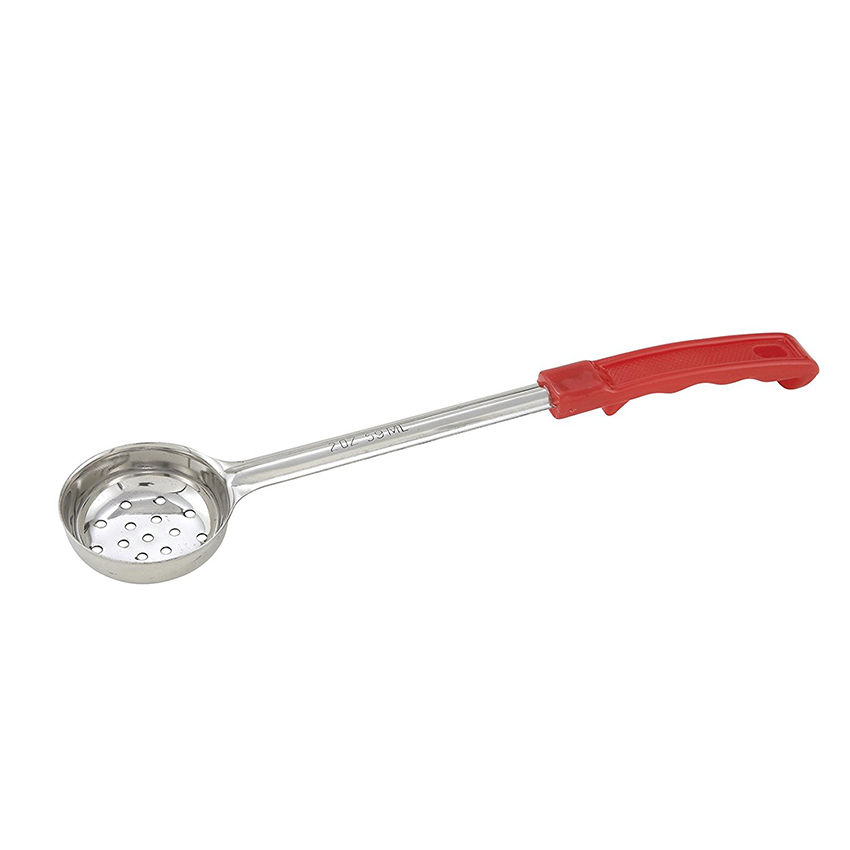 Winco 2-Oz Portion Controller, Perforated, Red Handle