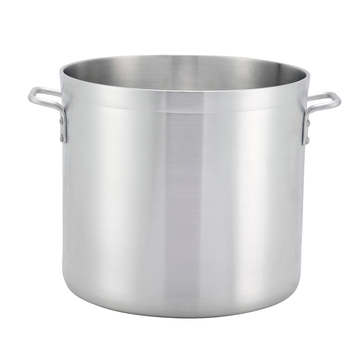 Winware by Winco ALHP-100 100 Qt. Aluminum Stock Pot, 6mm, Precision