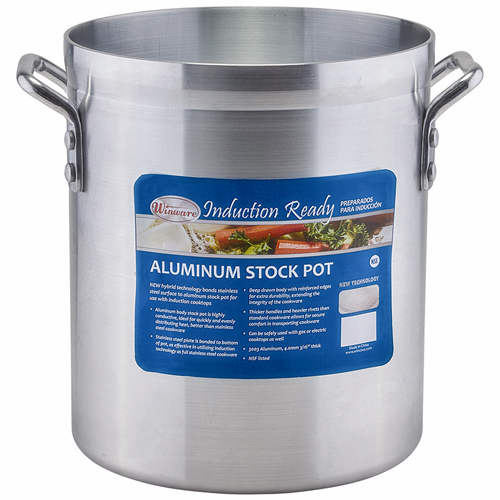 Winco AXSI Induction Stock Pot, 12 qt.