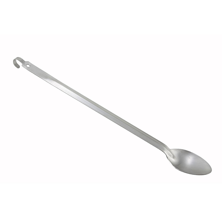 Winco BHKS-21 21 Inch Stainless Steel Basting Spoon with Hook
