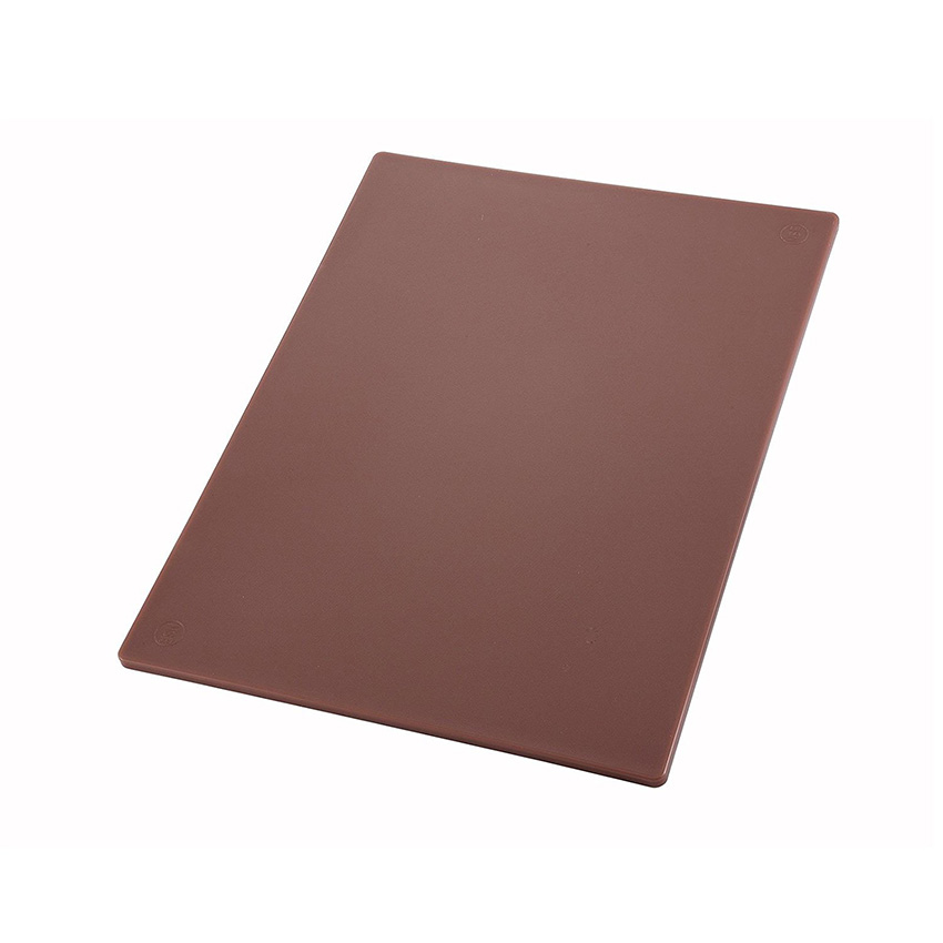 Winco Cutting Board 15" x 20" x 1/2" Thick, Brown