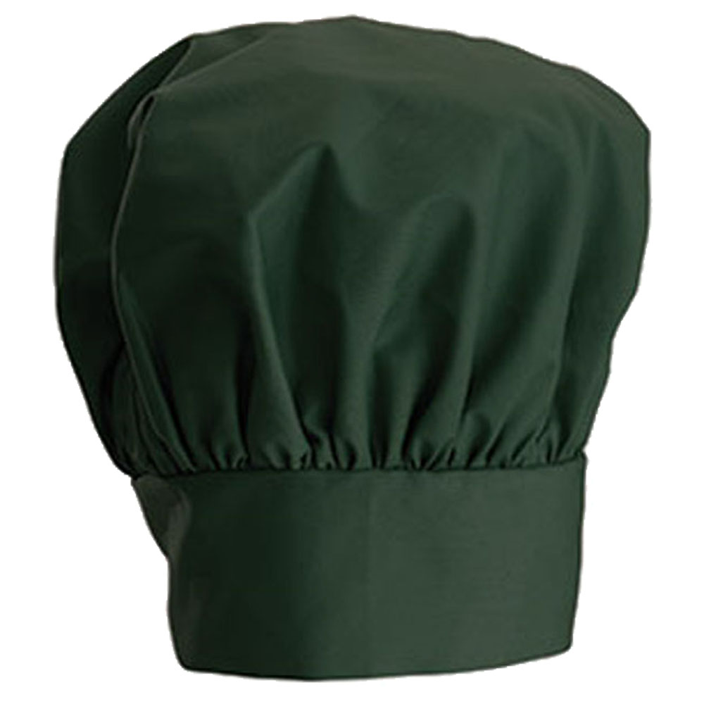 Winware by Winco CH-13 Chef Hat 13", Cotton/Poly Blend - Green