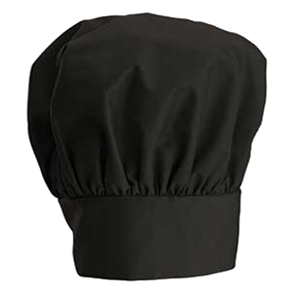 Winware by Winco CH-13 Chef Hat 13", Cotton/Poly Blend - Black