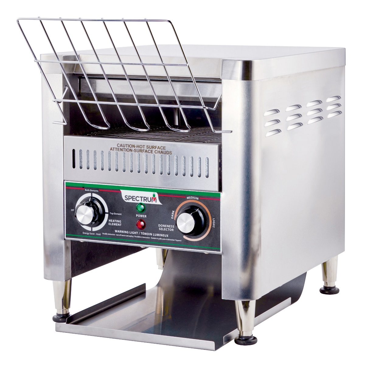Winco ECT-700 Spectrum Conveyor Toaster, 700 Slices/Hour