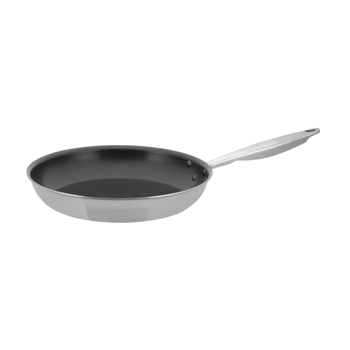 Winware by Winco TGFP-12NS Tri-Ply Fry Pan, Non-stick - 12"