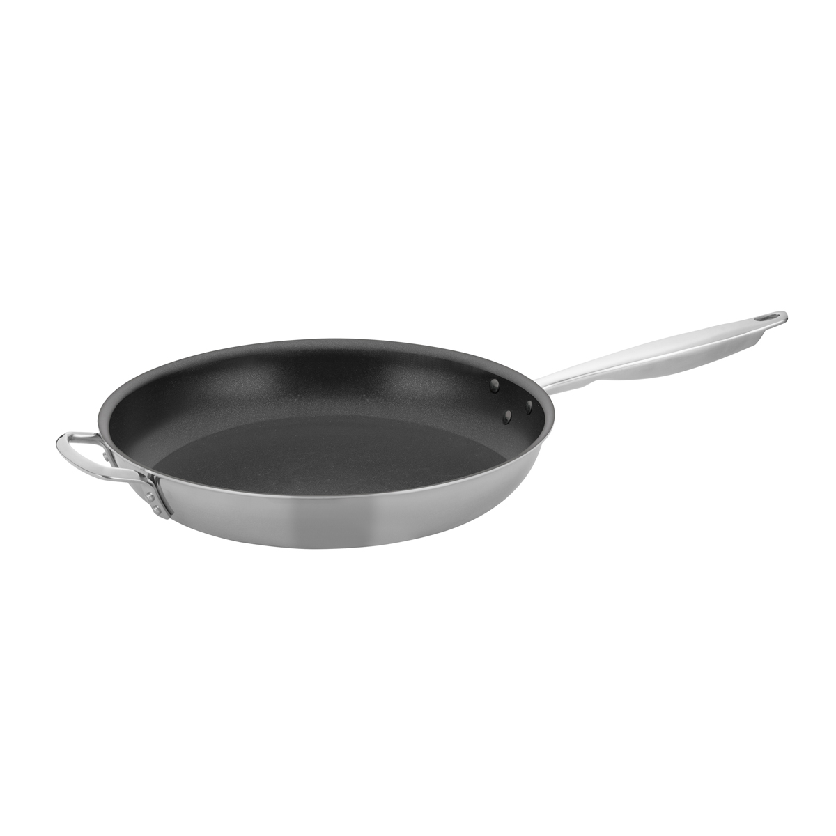 Winware by Winco TGFP-14NS Tri-Ply Fry Pan, Non-stick - 14"