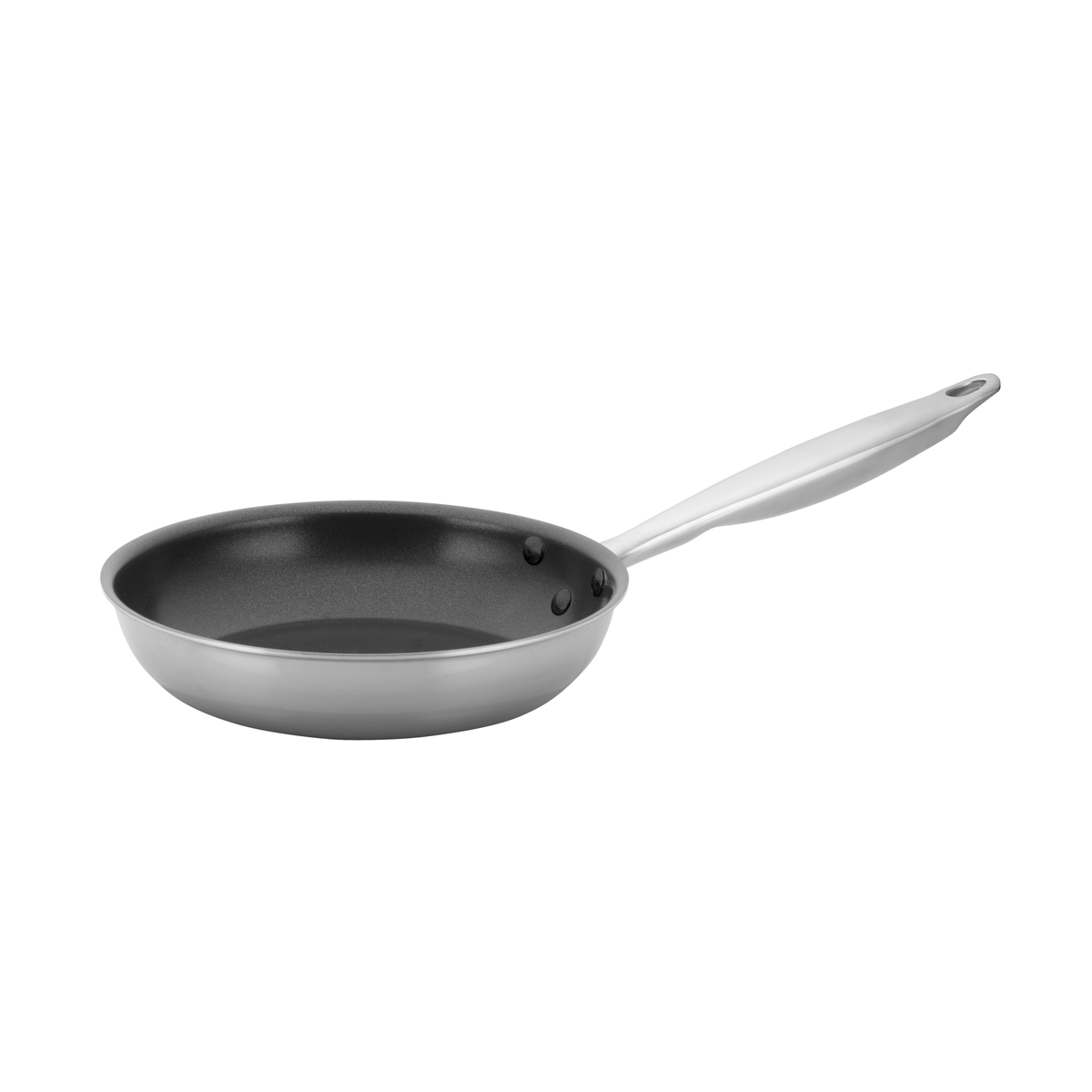 Winware by Winco TGFP-8NS Tri-Ply Fry Pan, Non-stick - 8"