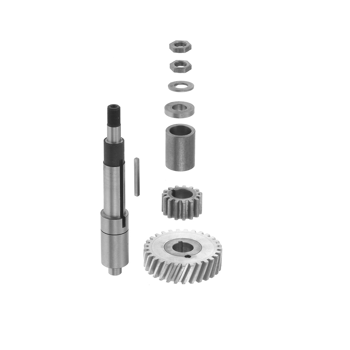 Worm Wheel Shaft Service Kit For Hobart Mixer Includes All Parts Shown In Black OEM # 293615