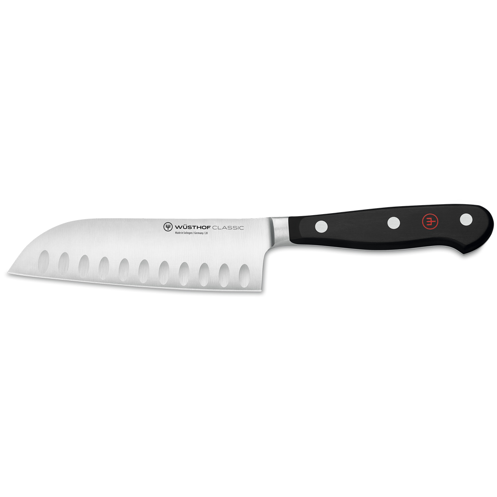 Wusthof Classic 5" Santoku, Hollow Edge