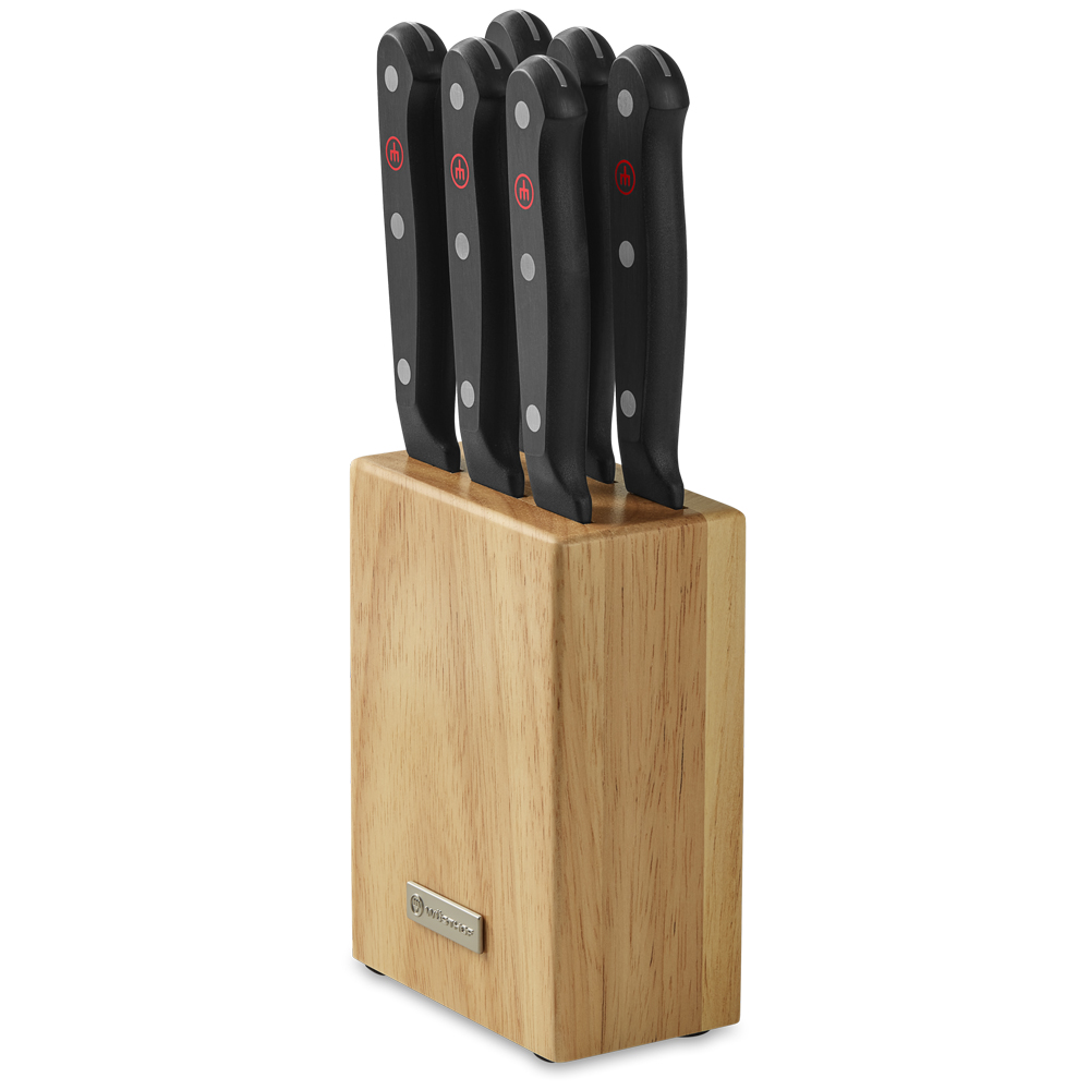 Wusthof Gourmet Seven Piece Steak Block Set