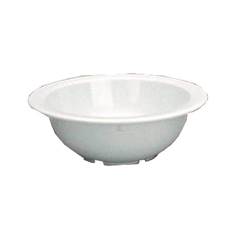 Yanco NS-304W Round White Heavyweight Melamine Fruit Bowls - Case of 48