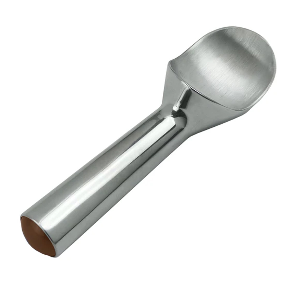 Zeroll 1020 Original Ice Cream Unique Liquid Filled Heat Conductive Handle,  2-Ounce, Silver & 1010 Original Ice Cream Easy Scoop with Unique Liquid