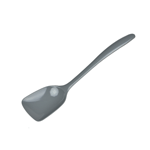 11" Melamine Food Serving Spoon, Gray