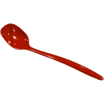 12" Melamine Food Serving Spoon, Red
