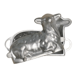 O'Creme 12" Lamb Cake Mold, Heavy-Duty Aluminum, Two Piece (Front & Back)