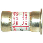 1 9/16" x 11/16" 40 Amp Very Fast Acting T-Tron Space Saver Fuse - 600V