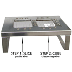 2-Step Soft Cheese/Curd Slicer Cutter Cuber