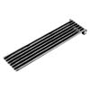 21 1/2" x 5 1/2" Slanted Cast Iron Top Broiler Grate