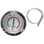 2 1/2" Recessed Dial Thermometer with 48" Capillary
