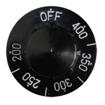 2 1/4" Range / Fryer / Braising Pan Thermostat Dial (Off, 200-400)