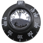 2" BJ Griddle / Grill / Range Thermostat Dial (Off, Lo, 150-400, Hi)