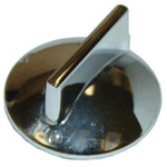 2" Chrome Broiler / Range / Grill Knob (Off-On)