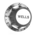 2 3/8" Warmer Thermostat Dial (Off, Lo, 2-8, Hi)